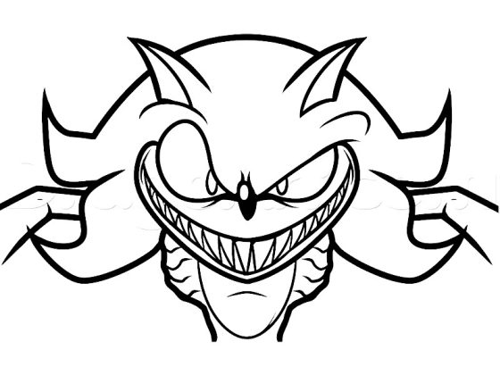 Coloriage Sonic Exe 20 dessins à imprimer