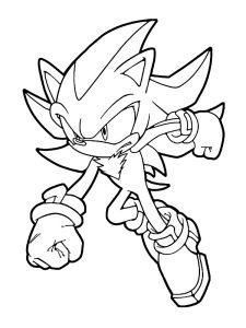 Coloriage Sonic Shadow Dessins Imprimer