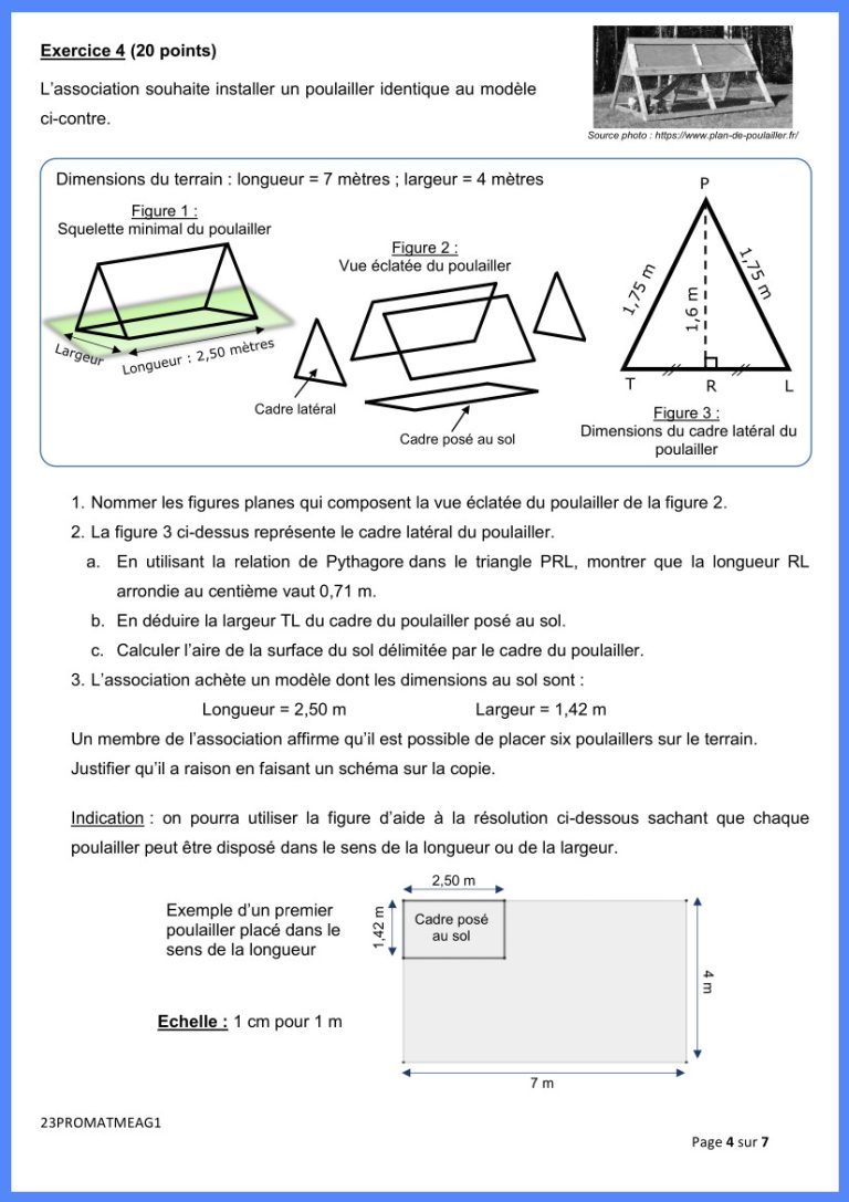 Sujet De Maths Du Brevet Et Sa Correction Imprimer