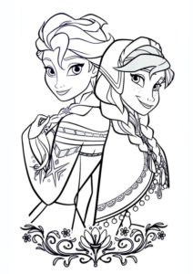 dessin reine des neiges