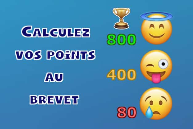 Points brevet : Simulateur brevet 2021 pour tout calculer