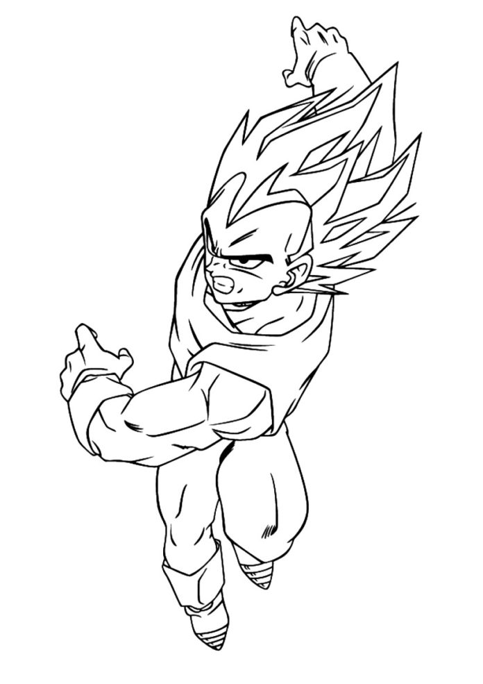 Coloriage Dragon Ball Z  20 images à imprimer gratuitement