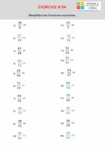 simplifier fraction