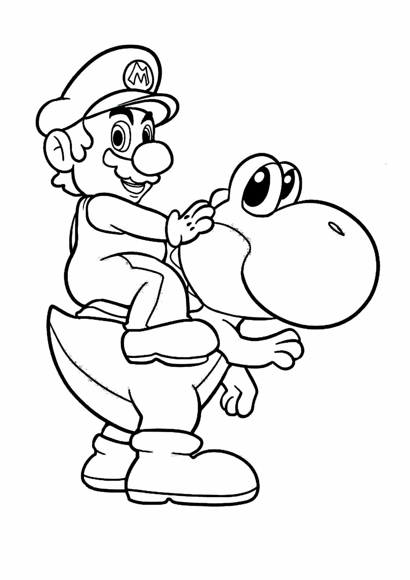 Coloriage Mario  25 supers dessins à imprimer GRATUITEMENT