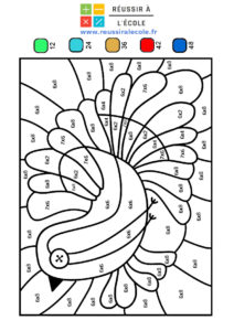 coloriage magique table de multiplication