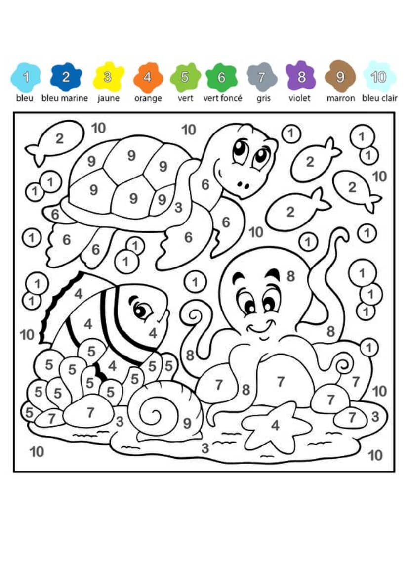 Coloriages Magiques 12 Images Gratuites Pour Les Enfants De 5 A 10 Ans