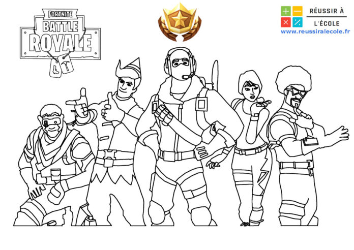 Coloriage Fortnite  20 superbes images à colorier gratuitement