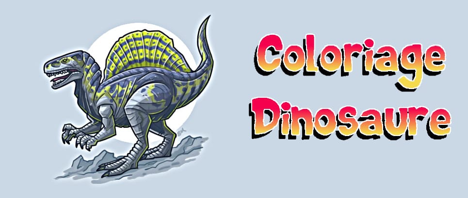 coloriage dinosaure à imprimer