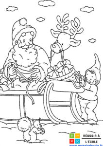 dessin pere noel