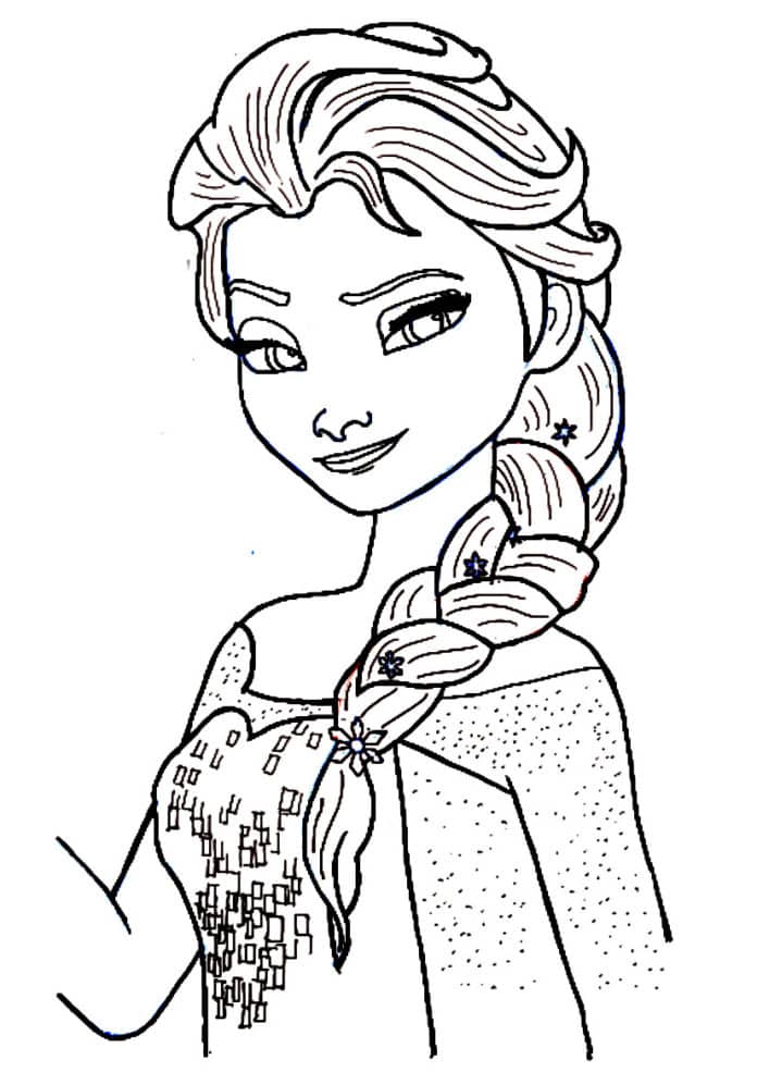 Coloriages Reine Des Neiges Images Gratuites Imprimer