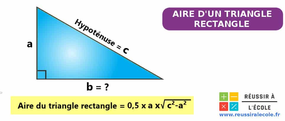 aire d un triangle rectangle