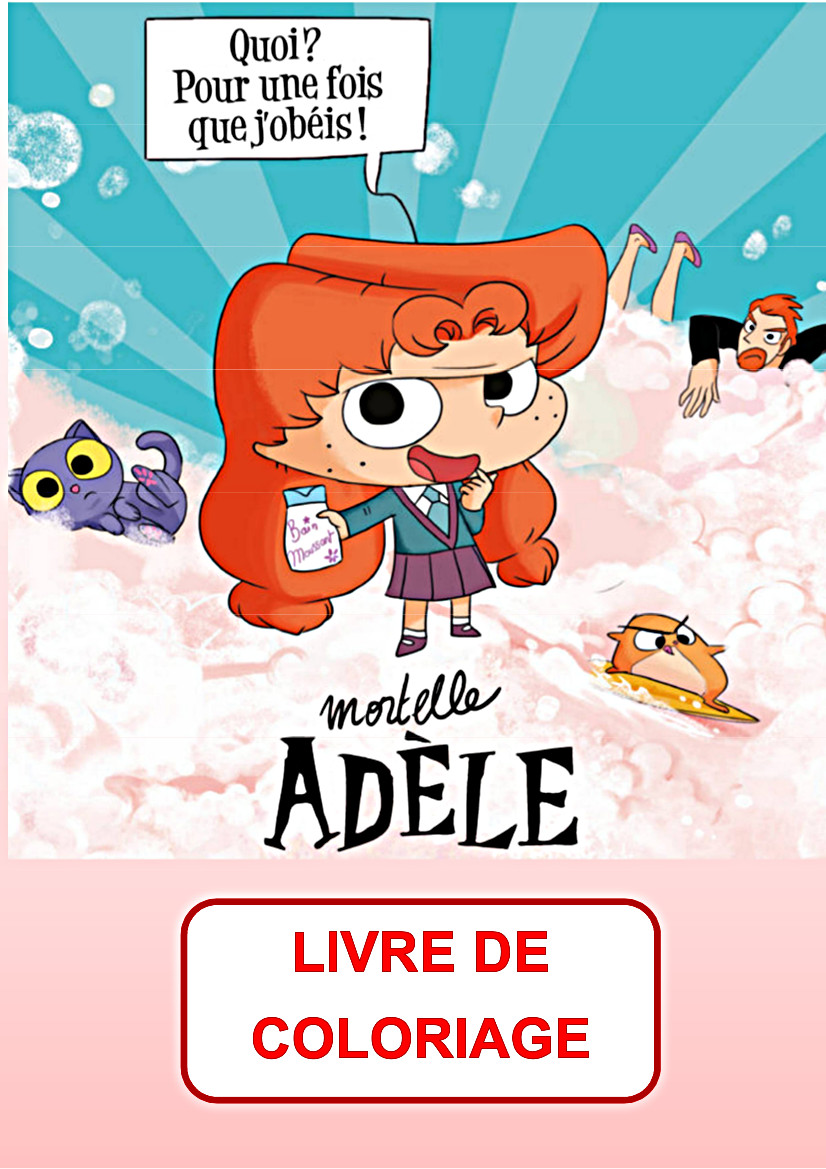 Coloriage Mortelle Adele GRATUIT | 19 images à imprimer et à colorier