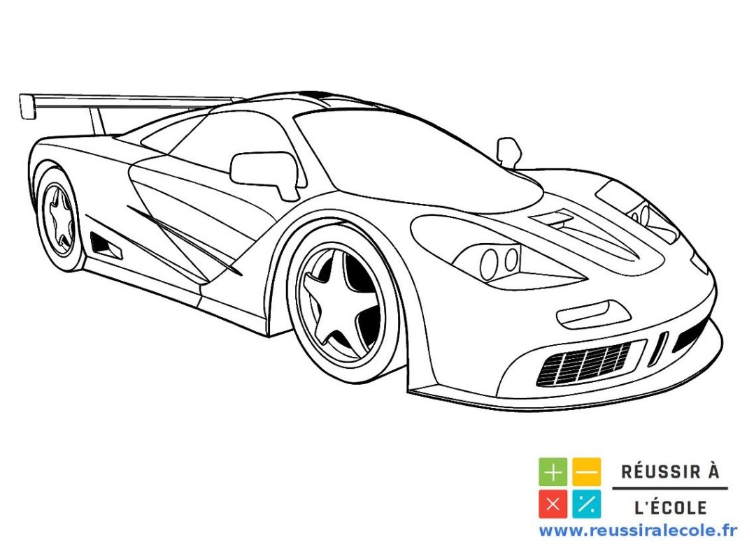 Coloriage voiture Gratuit  20 dessins à imprimer en 1 clic