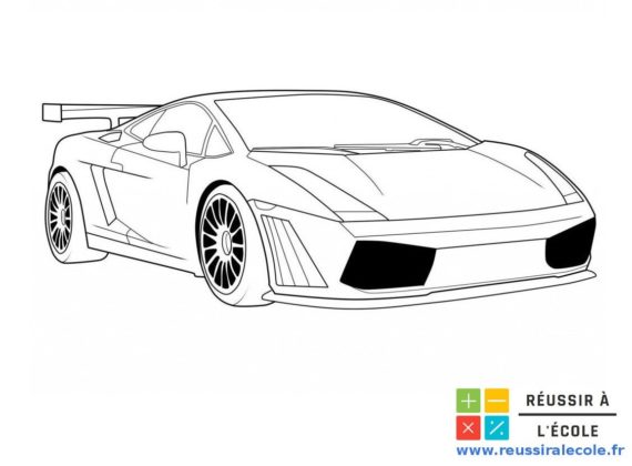 Coloriage Voiture Gratuit 20 Dessins A Imprimer En 1 Clic