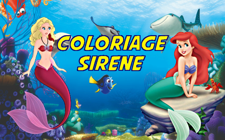 coloriage sirene 20 superbes images a colorier dragon