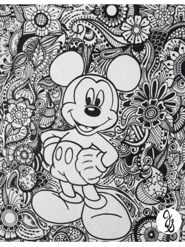 Coloriage Mandala Disney  20 superbes dessins à imprimer