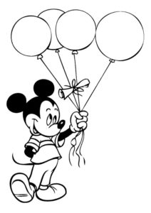 coloriage disney mickey