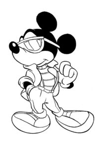 coloriage disney mickey