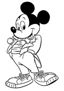 coloriage mickey