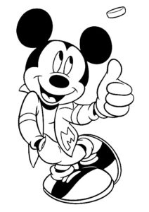 coloriage mickey