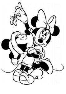 coloriage mickey et minnie