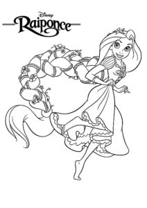 coloriage raiponce