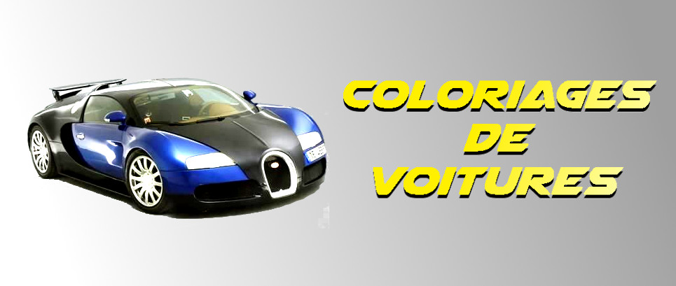 coloriage voiture de course