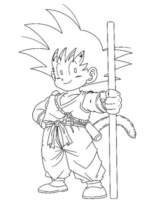 coloriages dragon ball