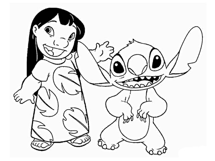 Dessin Stitch Gratuit  20 supers dessins à imprimer