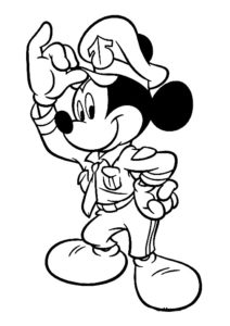 mickey a colorier