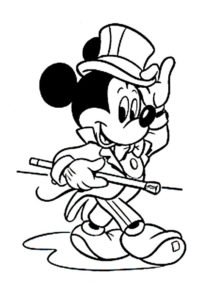 mickey coloriage