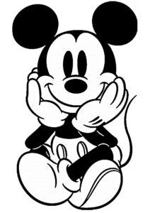 mickey coloriage