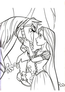 raiponce coloriage