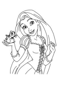 raiponce coloriage