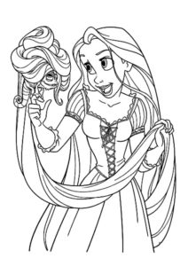 raiponce coloriage