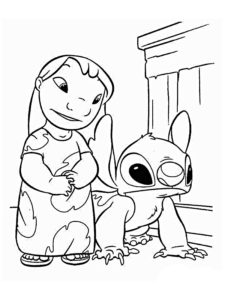 stitch coloriage