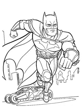 batman coloriage