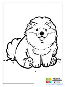 chien coloriage