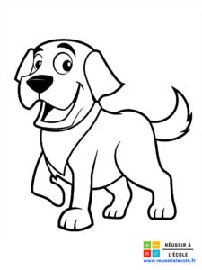 chien coloriage