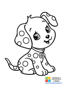 chien coloriage