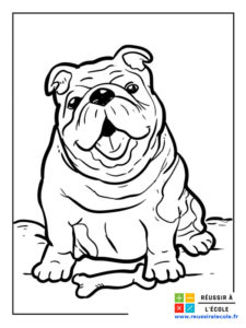 coloriage chien