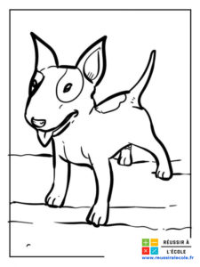 coloriage chien