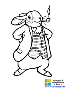 coloriage de lapin