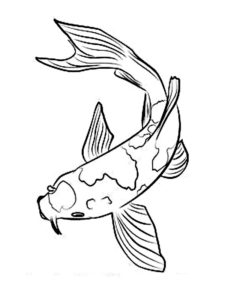 coloriage poisson