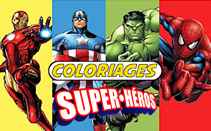 Coloriages de Super-Héros gratuits en ligne