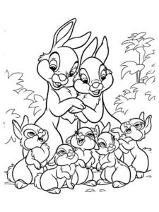 lapin coloriage