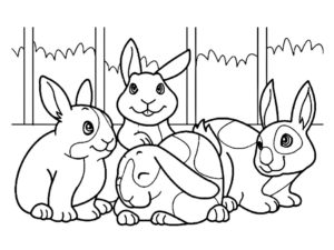 lapin coloriage