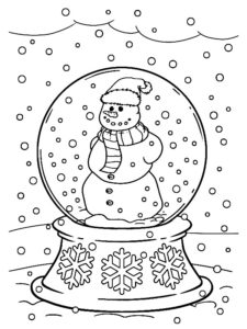 coloriage boule de noel