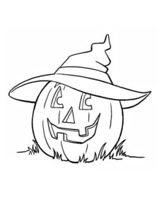 coloriage citrouille halloween