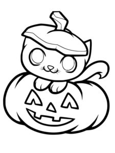 coloriage citrouille halloween